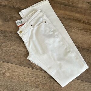 Pierce Jeans- Women's Cream Wide-Leg Jeans